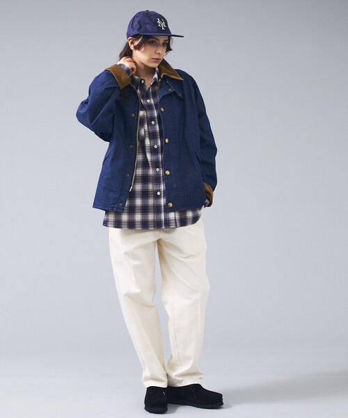 Barbour(バブアー)の「【BARBOUR / バブアー】TRANSPORT DENIM / トランスポート デニム カジュアルジャケット(ブルゾン・メンズ・インディゴブルー・38/40/42)」の7枚目の写真