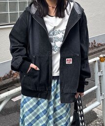 CIAOPANIC（チャオパニック）の「デニムダブルジップパーカー（デニムジャケット）」