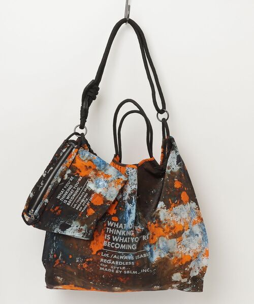 rinto(リント)の「【sublimeroe/サブライム】PAINT MARCHE & MINI BAG(トートバッグ・レディース・オレンジ/ブルー/イエロー・FREE)」の17枚目の写真
