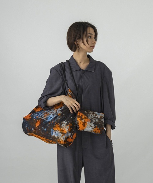 rinto(リント)の「【sublimeroe/サブライム】PAINT MARCHE & MINI BAG(トートバッグ・レディース・オレンジ/ブルー/イエロー・FREE)」の6枚目の写真