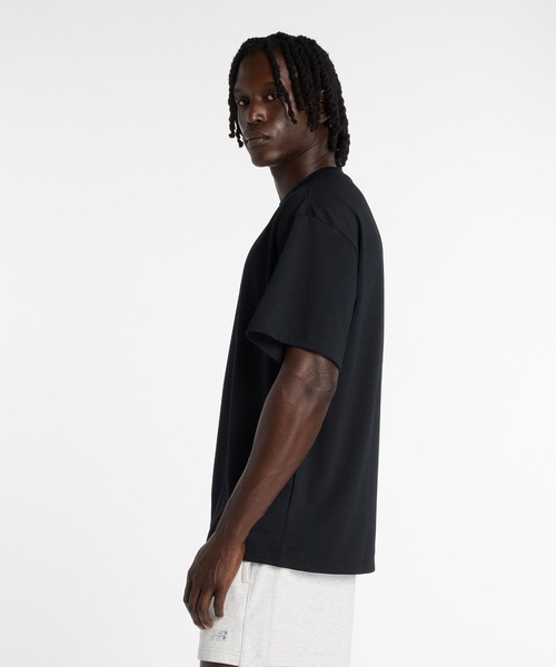 NEW BALANCE(ニューバランス)の「NBロゴTシャツ(Tシャツ/カットソー・メンズ・ネイビー/サックスブルー/ブラック/オフホワイト・XX-LARGE/X-LARGE/LARGE/MEDIUM/SMALL)」の20枚目の写真