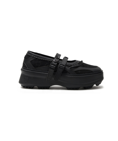 TUOMIO（トゥオミオ）の「MEMENTO PATCHWORK PLATFORM MARYJANE [BLACK]（バレエシューズ・レディース・その他・23cm/24cm/25cm）」の3枚目の写真