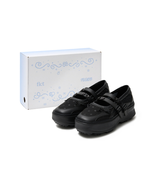 TUOMIO（トゥオミオ）の「MEMENTO PATCHWORK PLATFORM MARYJANE [BLACK]（バレエシューズ・レディース・その他・23cm/24cm/25cm）」の9枚目の写真
