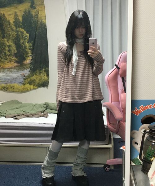 TUOMIO（トゥオミオ）の「MEMENTO PATCHWORK PLATFORM MARYJANE [BLACK]（バレエシューズ・レディース・その他・23cm/24cm/25cm）」の12枚目の写真