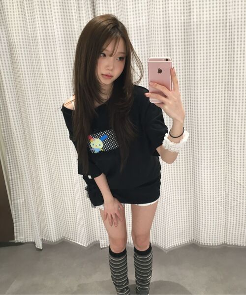 TUOMIO（トゥオミオ）の「MEMENTO PATCHWORK PLATFORM MARYJANE [BLACK]（バレエシューズ・レディース・その他・23cm/24cm/25cm）」の13枚目の写真