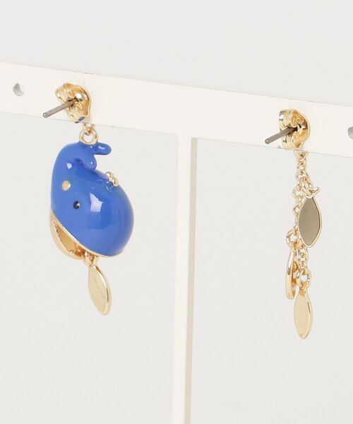 gargle（ガーグル）の「gargle ガーグル：海の生き物シリーズ　ぱっくんクジラ　ピアス（ピアス（両耳用）・レディース・ゴールド/シルバー・FREE）」の7枚目の写真
