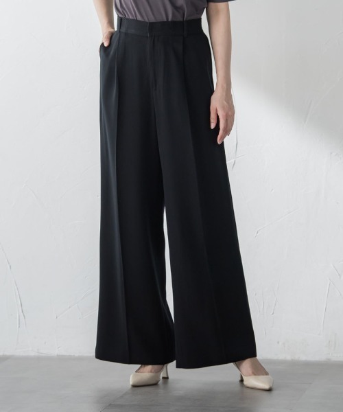 LAUTREAMONT(ロートレアモン)の「Beauty Denim パンツ≪洗濯機で洗える≫(その他パンツ・レディース・ブラック系その他/ネイビー/ベージュ・7号/9号/11号)」の2枚目の写真