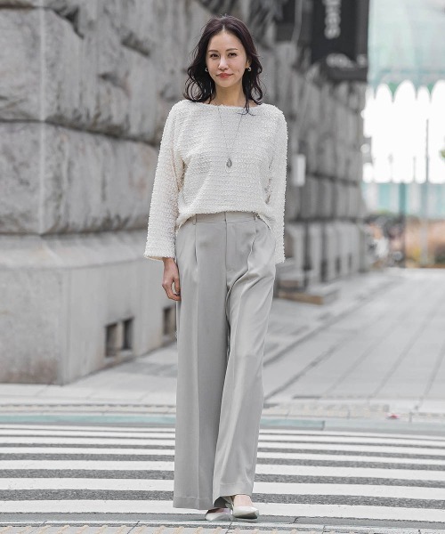 LAUTREAMONT（ロートレアモン）の「Beauty Denim パンツ≪洗濯機で洗える≫（その他パンツ・レディース・ブラック系その他/ネイビー/ベージュ・7号/9号/11号）」の9枚目の写真