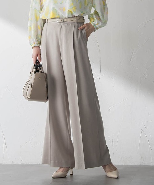 LAUTREAMONT（ロートレアモン）の「Beauty Denim パンツ≪洗濯機で洗える≫（その他パンツ・レディース・ブラック系その他/ネイビー/ベージュ・7号/9号/11号）」の4枚目の写真