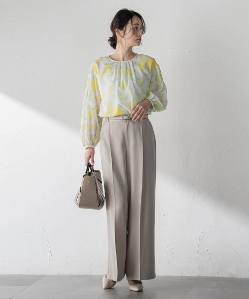 LAUTREAMONT（ロートレアモン）の「Beauty Denim パンツ≪洗濯機で洗える≫（その他パンツ・レディース・ブラック系その他/ネイビー/ベージュ・7号/9号/11号）」の6枚目の写真