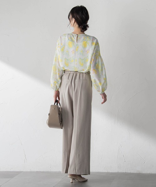 LAUTREAMONT（ロートレアモン）の「Beauty Denim パンツ≪洗濯機で洗える≫（その他パンツ・レディース・ブラック系その他/ネイビー/ベージュ・7号/9号/11号）」の8枚目の写真