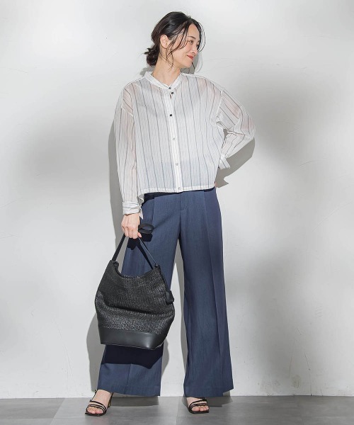 LAUTREAMONT（ロートレアモン）の「Beauty Denim パンツ≪洗濯機で洗える≫（その他パンツ・レディース・ブラック系その他/ネイビー/ベージュ・7号/9号/11号）」の12枚目の写真