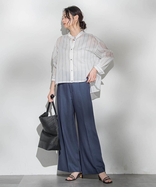 LAUTREAMONT（ロートレアモン）の「Beauty Denim パンツ≪洗濯機で洗える≫（その他パンツ・レディース・ブラック系その他/ネイビー/ベージュ・7号/9号/11号）」の14枚目の写真