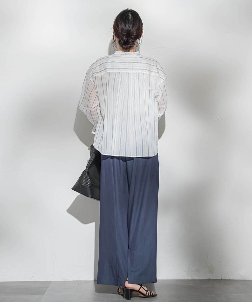 LAUTREAMONT（ロートレアモン）の「Beauty Denim パンツ≪洗濯機で洗える≫（その他パンツ・レディース・ブラック系その他/ネイビー/ベージュ・7号/9号/11号）」の16枚目の写真