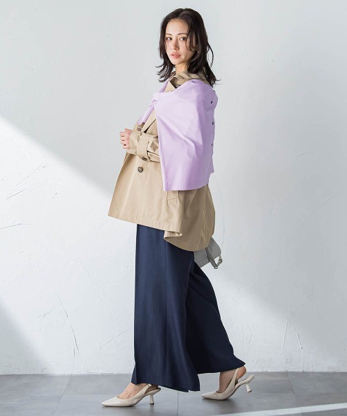 LAUTREAMONT(ロートレアモン)の「Beauty Denim パンツ≪洗濯機で洗える≫(その他パンツ・レディース・ブラック系その他/ネイビー/ベージュ・7号/9号/11号)」の6枚目の写真