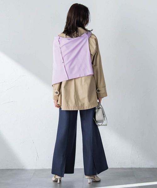 LAUTREAMONT(ロートレアモン)の「Beauty Denim パンツ≪洗濯機で洗える≫(その他パンツ・レディース・ブラック系その他/ネイビー/ベージュ・7号/9号/11号)」の7枚目の写真