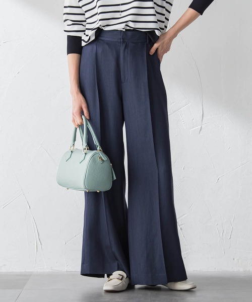 LAUTREAMONT(ロートレアモン)の「Beauty Denim パンツ≪洗濯機で洗える≫(その他パンツ・レディース・ブラック系その他/ネイビー/ベージュ・7号/9号/11号)」の16枚目の写真