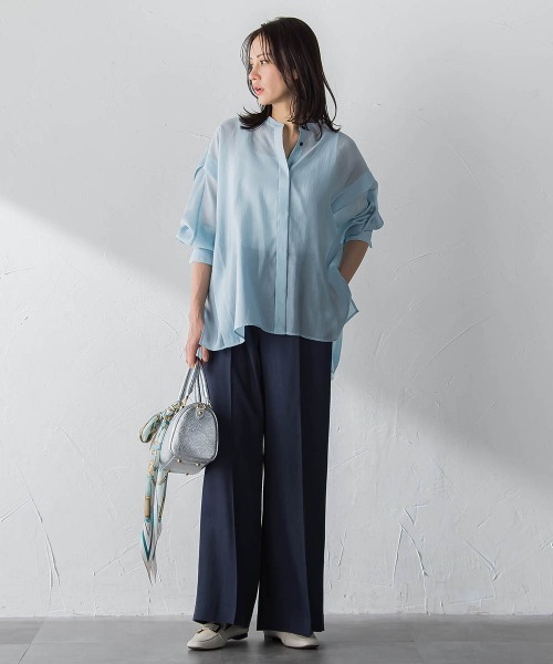 LAUTREAMONT(ロートレアモン)の「Beauty Denim パンツ≪洗濯機で洗える≫(その他パンツ・レディース・ブラック系その他/ネイビー/ベージュ・7号/9号/11号)」の21枚目の写真