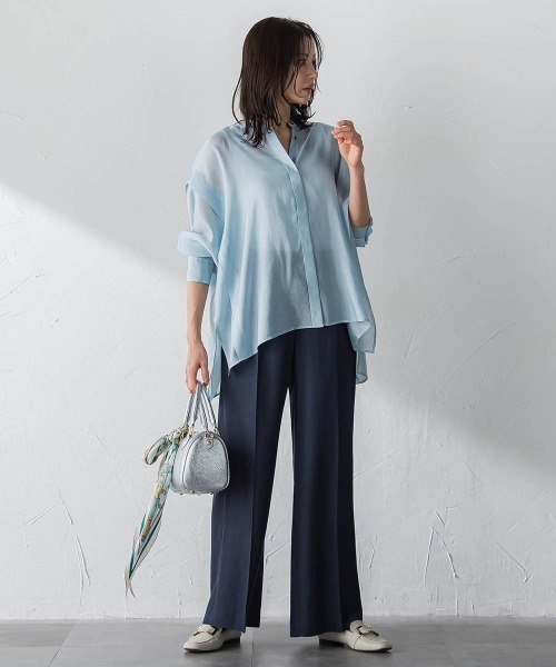 LAUTREAMONT(ロートレアモン)の「Beauty Denim パンツ≪洗濯機で洗える≫(その他パンツ・レディース・ブラック系その他/ネイビー/ベージュ・7号/9号/11号)」の22枚目の写真