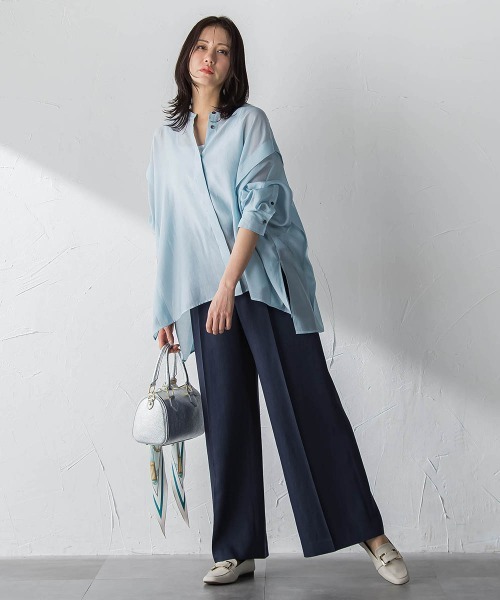 LAUTREAMONT(ロートレアモン)の「Beauty Denim パンツ≪洗濯機で洗える≫(その他パンツ・レディース・ブラック系その他/ネイビー/ベージュ・7号/9号/11号)」の4枚目の写真