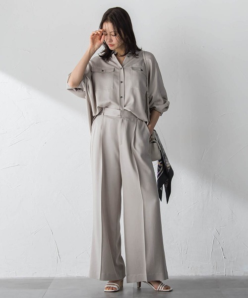 LAUTREAMONT(ロートレアモン)の「Beauty Denim パンツ≪洗濯機で洗える≫(その他パンツ・レディース・ブラック系その他/ネイビー/ベージュ・7号/9号/11号)」の12枚目の写真