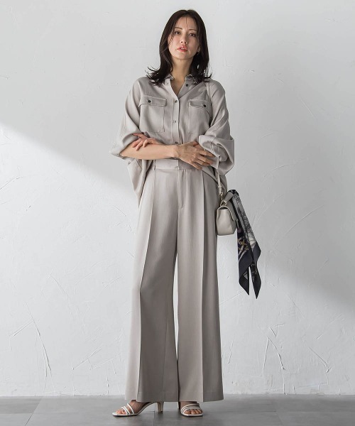 LAUTREAMONT(ロートレアモン)の「Beauty Denim パンツ≪洗濯機で洗える≫(その他パンツ・レディース・ブラック系その他/ネイビー/ベージュ・7号/9号/11号)」の13枚目の写真
