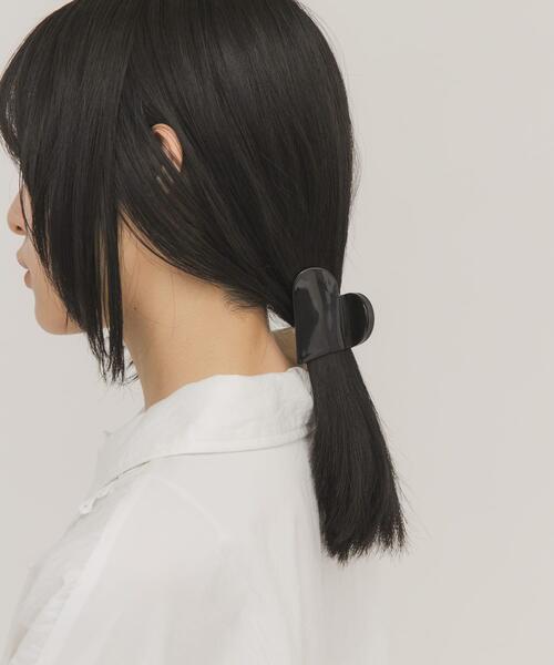KBF（ケイビーエフ）の「ハートバンスクリップ（バレッタ/ヘアクリップ・レディース・アイボリー/ブラック・ONE）」の9枚目の写真
