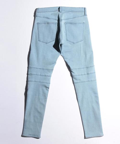 MONKEY TIME（モンキータイム）の「＜monkey time＞ デニム バイカー ジェギンスパンツ◆（デニムパンツ・メンズ・コバルトブルー・X-LARGE/MEDIUM/SMALL/LARGE）」の3枚目の写真