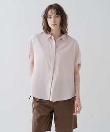 cloenc | 【接触冷感／UVカット／マシンウォッシュ】バルーンオーバーシャツ(シャツ/ブラウス)