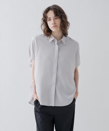 cloenc | 【接触冷感／UVカット／マシンウォッシュ】バルーンオーバーシャツ(シャツ/ブラウス)