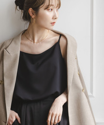 Noble | 《WEB限定追加》メルティサテン2WAYキャミ(キャミソール)