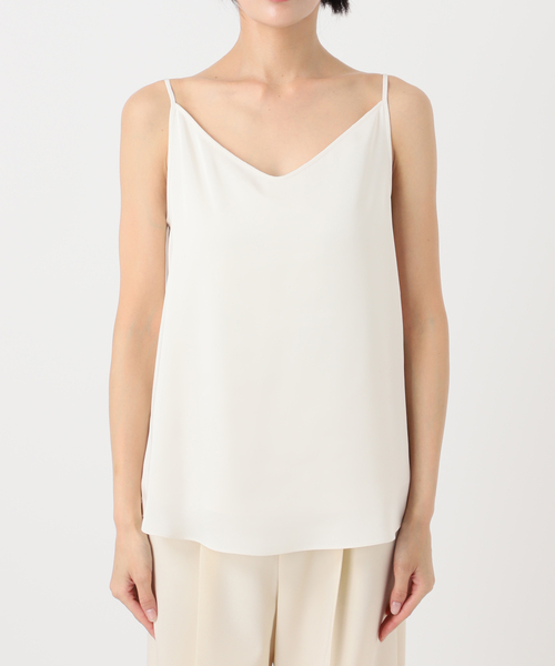 Noble（ノーブル）の「《WEB限定追加》メルティサテン2WAYキャミ（キャミソール・レディース・ブラック/ホワイト・FREE）」の4枚目の写真