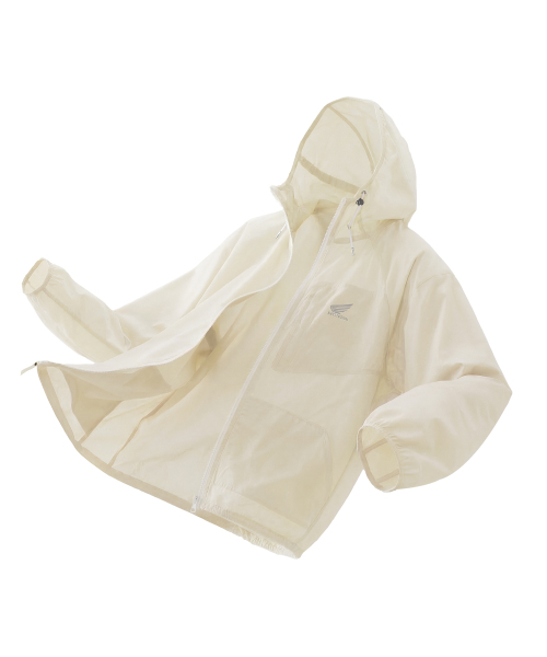 PHYPS MOTORCYCLE(フィップスモーターサイクル)の「H-Tech Packable Windbreaker_Solid Ver Ivory(ナイロンジャケット・レディース・その他・SMALL/MEDIUM/LARGE/X-LARGE)」の2枚目の写真