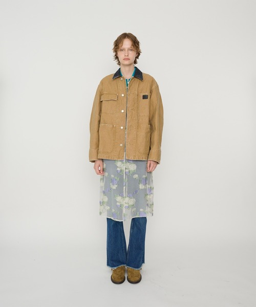 JANE SMITH / JOHN SMITH(ジェーンスミスジョンスミス)の「SULFUR DYE HEAVY DUCK CLOTH COVERALL(カバーオール・レディース・ベージュ・1)」の3枚目の写真