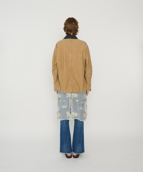 JANE SMITH / JOHN SMITH(ジェーンスミスジョンスミス)の「SULFUR DYE HEAVY DUCK CLOTH COVERALL(カバーオール・レディース・ベージュ・1)」の4枚目の写真