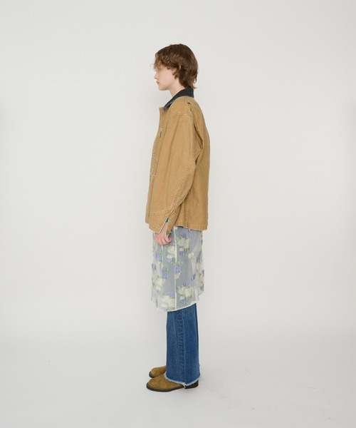 JANE SMITH / JOHN SMITH(ジェーンスミスジョンスミス)の「SULFUR DYE HEAVY DUCK CLOTH COVERALL(カバーオール・レディース・ベージュ・1)」の5枚目の写真