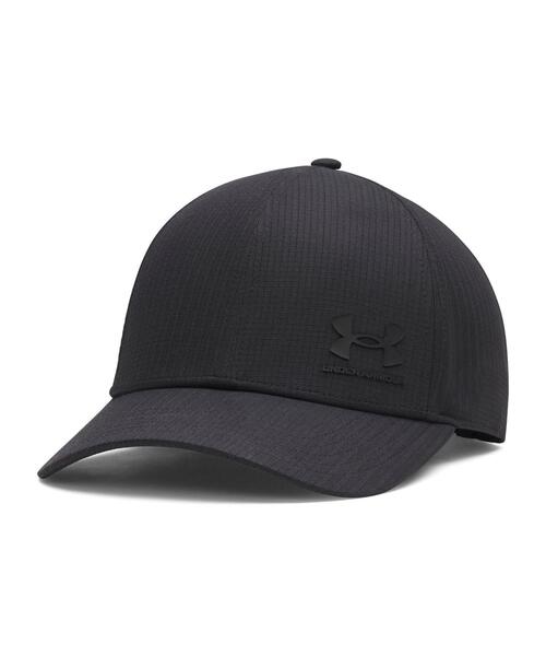 UNDER ARMOUR(アンダーアーマー)の「UAアイソチル アーマーベント アジャスタブル キャップ(トレーニング/メンズ)(キャップ・メンズ・ブラック系その他・ONESIZE)」の1枚目の写真