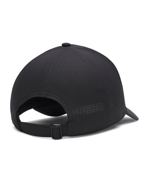 UNDER ARMOUR(アンダーアーマー)の「UAアイソチル アーマーベント アジャスタブル キャップ(トレーニング/メンズ)(キャップ・メンズ・ブラック系その他・ONESIZE)」の2枚目の写真