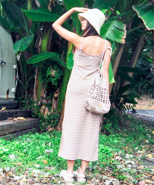 BILLABONG(ビラボン)の「BILLABONG/ビラボン ワンピース カップ付き 速乾 UVカット 耐塩素 BABY FIT DRY RIB ONEPIECE BG01C350(ワンピース・レディース・レオパード/ブラック・M)」の12枚目の写真