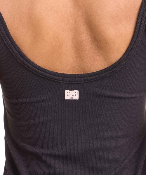BILLABONG(ビラボン)の「BILLABONG/ビラボン ワンピース カップ付き 速乾 UVカット 耐塩素 BABY FIT DRY RIB ONEPIECE BG01C350(ワンピース・レディース・レオパード/ブラック・M)」の7枚目の写真