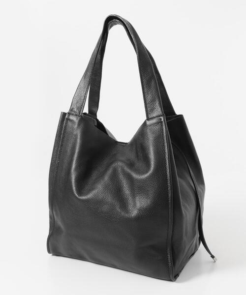 URBAN RESEARCH(アーバンリサーチ)の「ソフトレザービッグトートバッグ(トートバッグ・レディース・モカ/ブラック・-)」の7枚目の写真
