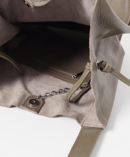 URBAN RESEARCH(アーバンリサーチ)の「ソフトレザービッグトートバッグ(トートバッグ・レディース・モカ/ブラック・-)」の18枚目の写真