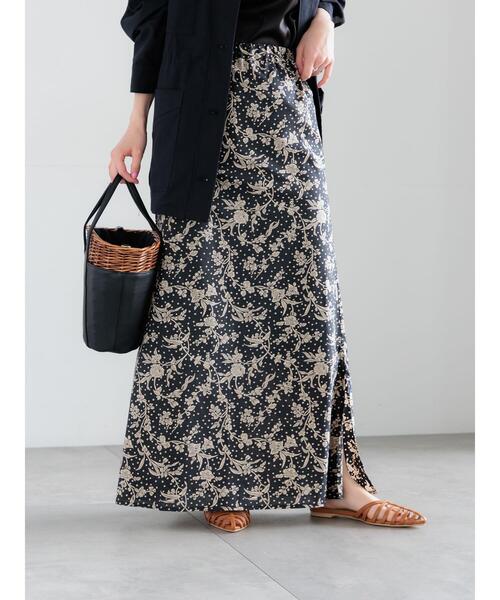 Te chichi(テチチ)の「【LIBERTY FABRICS】フレアスカート(スカート・レディース・ネイビー/ブラック・F)」の8枚目の写真