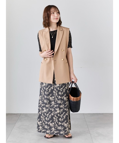 Te chichi(テチチ)の「【LIBERTY FABRICS】フレアスカート(スカート・レディース・ネイビー/ブラック・F)」の12枚目の写真