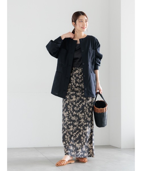 Te chichi(テチチ)の「【LIBERTY FABRICS】フレアスカート(スカート・レディース・ネイビー/ブラック・F)」の9枚目の写真