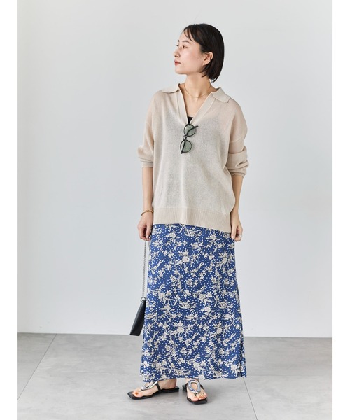 Te chichi(テチチ)の「【LIBERTY FABRICS】フレアスカート(スカート・レディース・ネイビー/ブラック・F)」の14枚目の写真