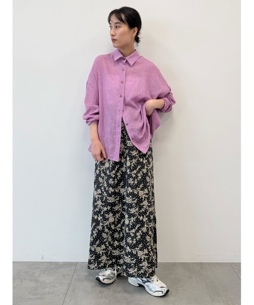 Te chichi(テチチ)の「【LIBERTY FABRICS】フレアスカート(スカート・レディース・ネイビー/ブラック・F)」の5枚目の写真