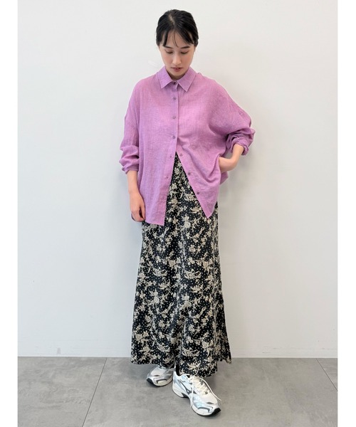 Te chichi(テチチ)の「【LIBERTY FABRICS】フレアスカート(スカート・レディース・ネイビー/ブラック・F)」の4枚目の写真