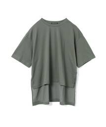 mizuiro ind サイドスリットワイドチュニックTシャツ