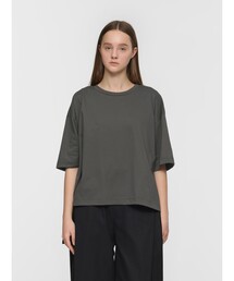 mizuiroind | mizuiro ind サイドスリットワイドチュニックTシャツ(Tシャツ/カットソー)